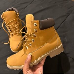 Classic Tan Combat Boots